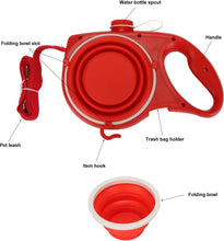 Load image into Gallery viewer, 3-In-1 Retractable Dog Leash