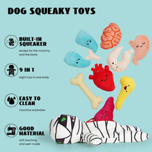 Load image into Gallery viewer, Zombie Mummy Dog Toys with Organs